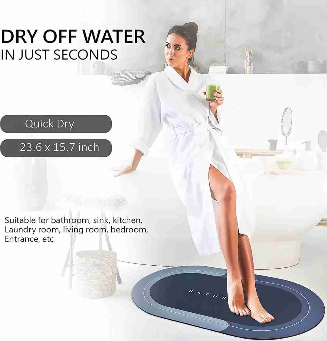 Oval Water Absorbing Mat – Sara Shopping Mall